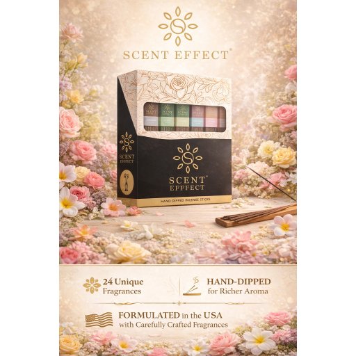 Scent Effect Incense Sticks 72ct